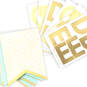 Customizable Aqua and Gold Dots Party Banner Kit, , large image number 3