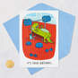 Don't Lift a Finger Dinosaur at Gym Funny Birthday Card, , large image number 5