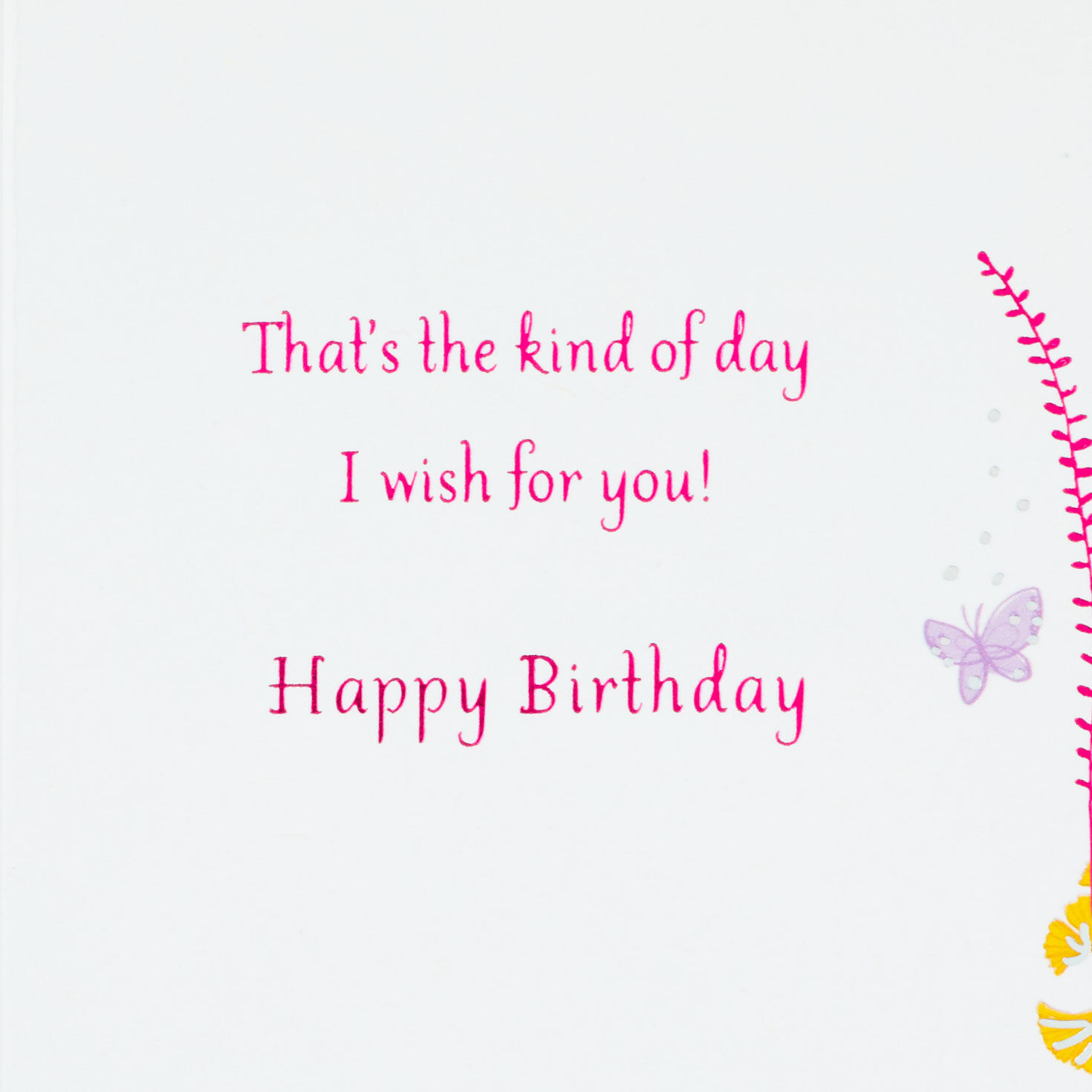 Colorful Wildflowers Perfect Day Birthday Card, , large image number 3