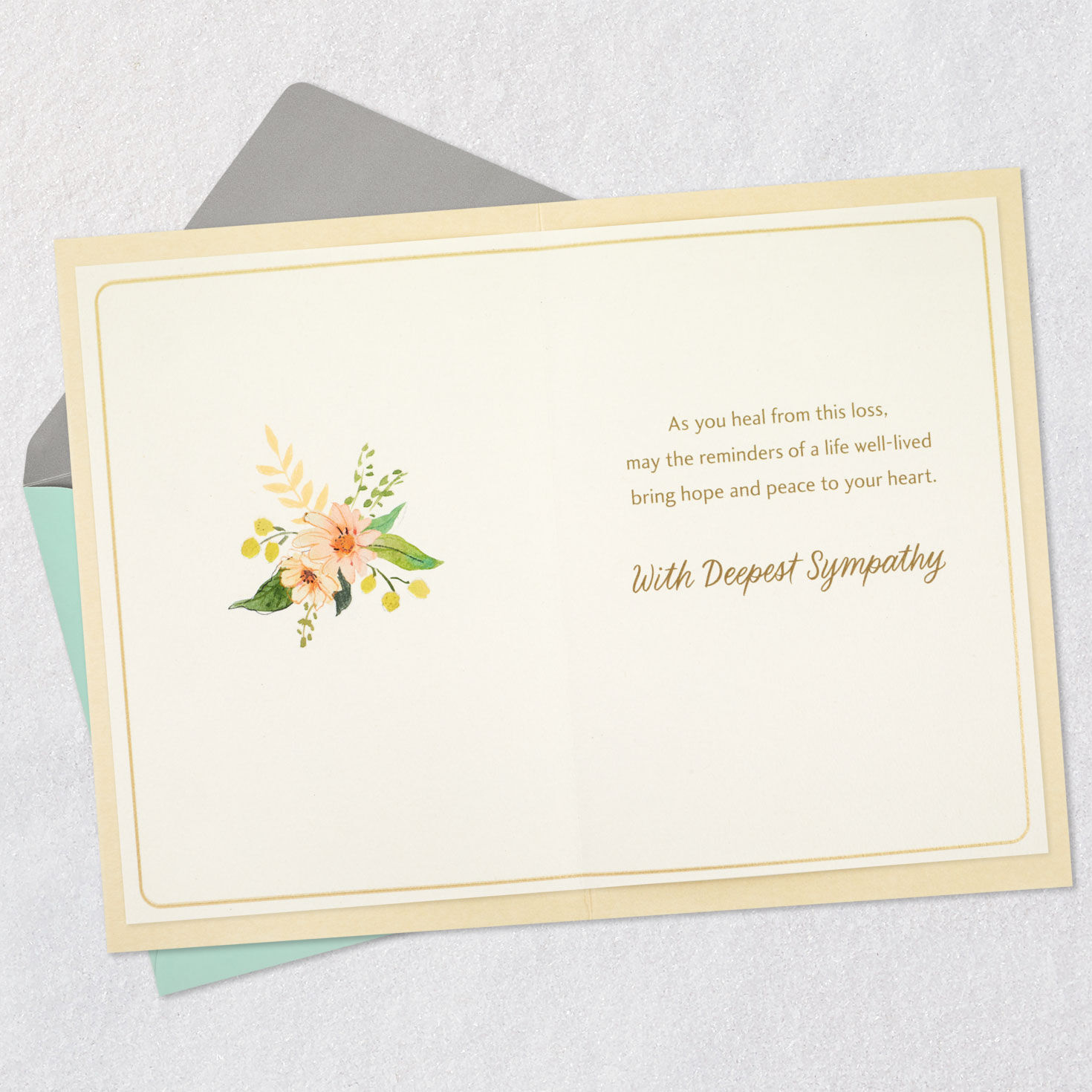 A Life WellLived Sympathy Card Greeting Cards Hallmark