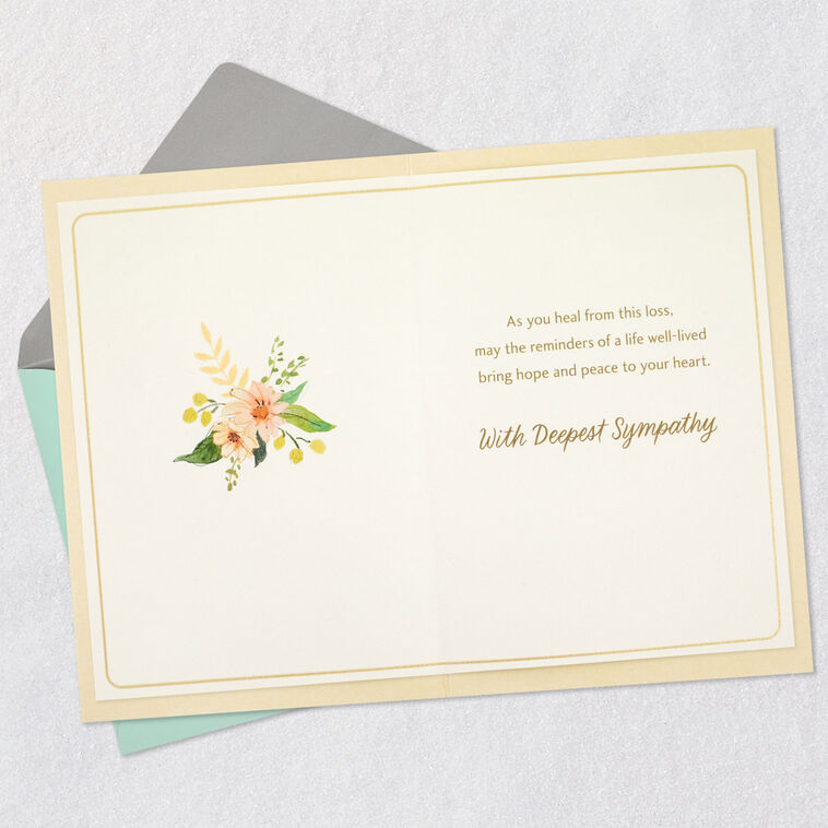 A Life Well-Lived Sympathy Card - Greeting Cards | Hallmark a-life-well-lived-sympathy-card-greeting-cards-hallmark