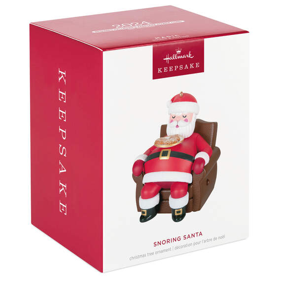 Snoring Santa Ornament With Sound and Motion, , large image number 7