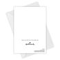 White Daisies on Blue Personalized Card Open Card with Envelope indicating personalization image number 4