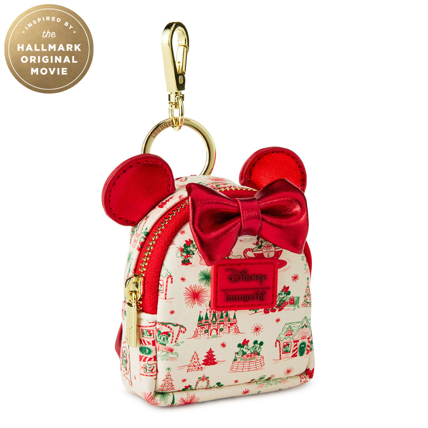 Hallmark + Disney Holiday Ever After Loungefly Minnie Mouse Bag Charm