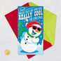Snowman in Sunglasses Pop-Up Christmas Money Card Card Front with Envelope and Gold Seal image number 7