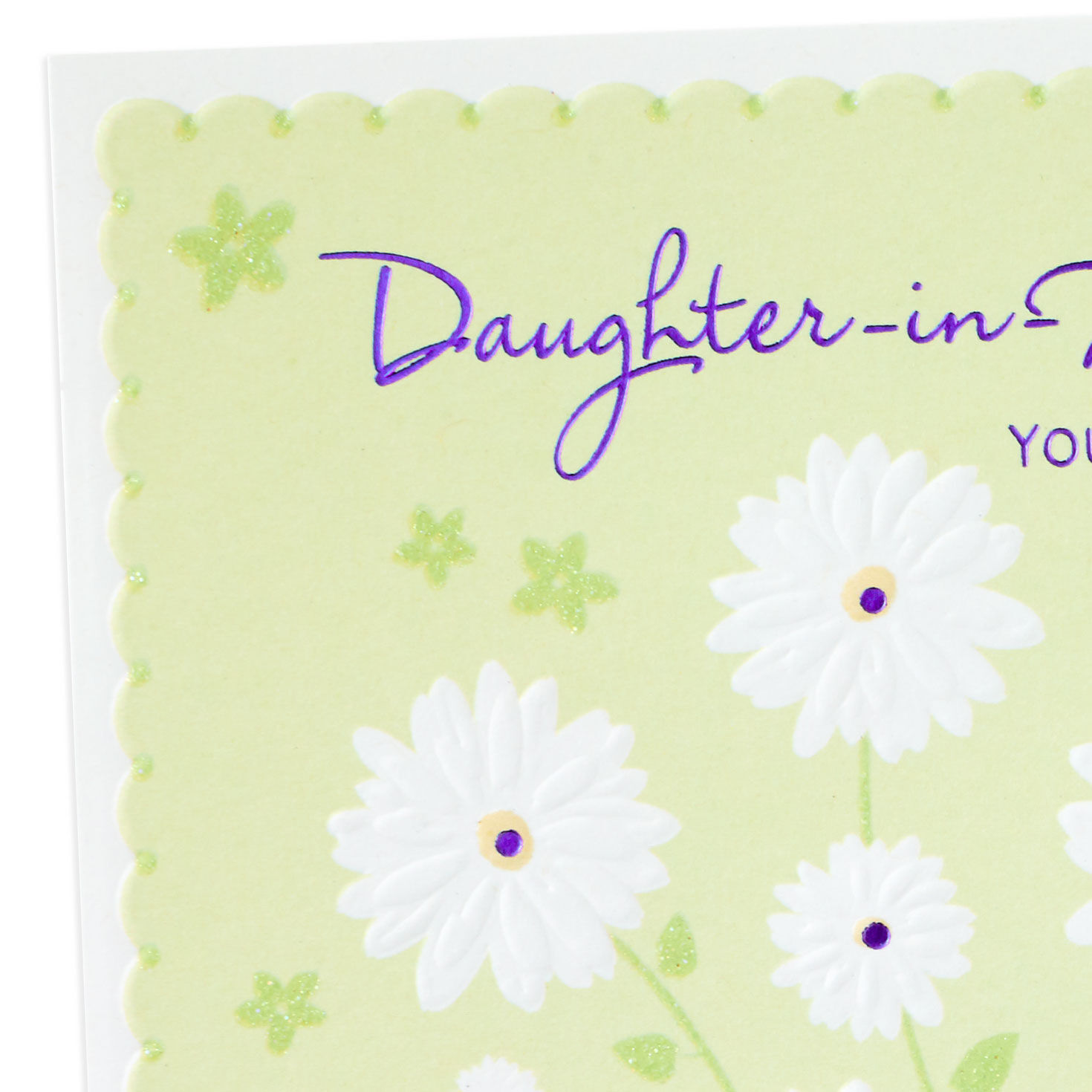 Flowers in Vase Daughter-in-Law Birthday Card Card Front Detail image number 5
