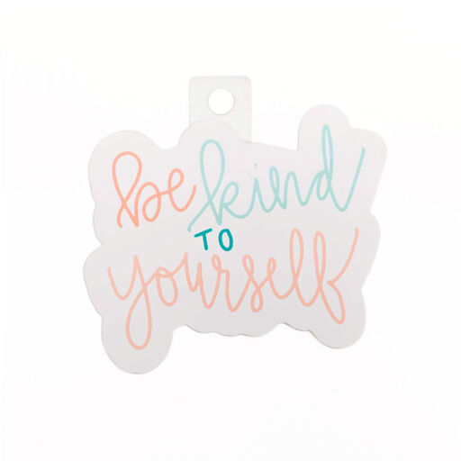 Mary Square Be Kind to Yourself Waterproof Sticker, 