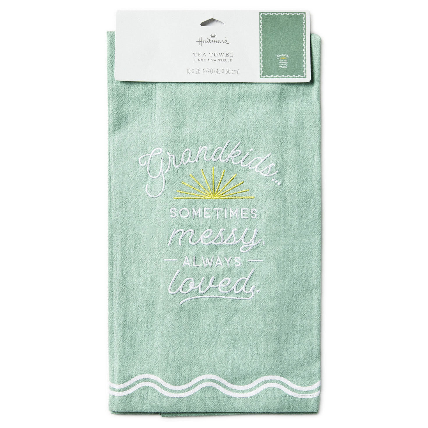 Grandkids Quote Kitchen Towel for Grandma  image number 5