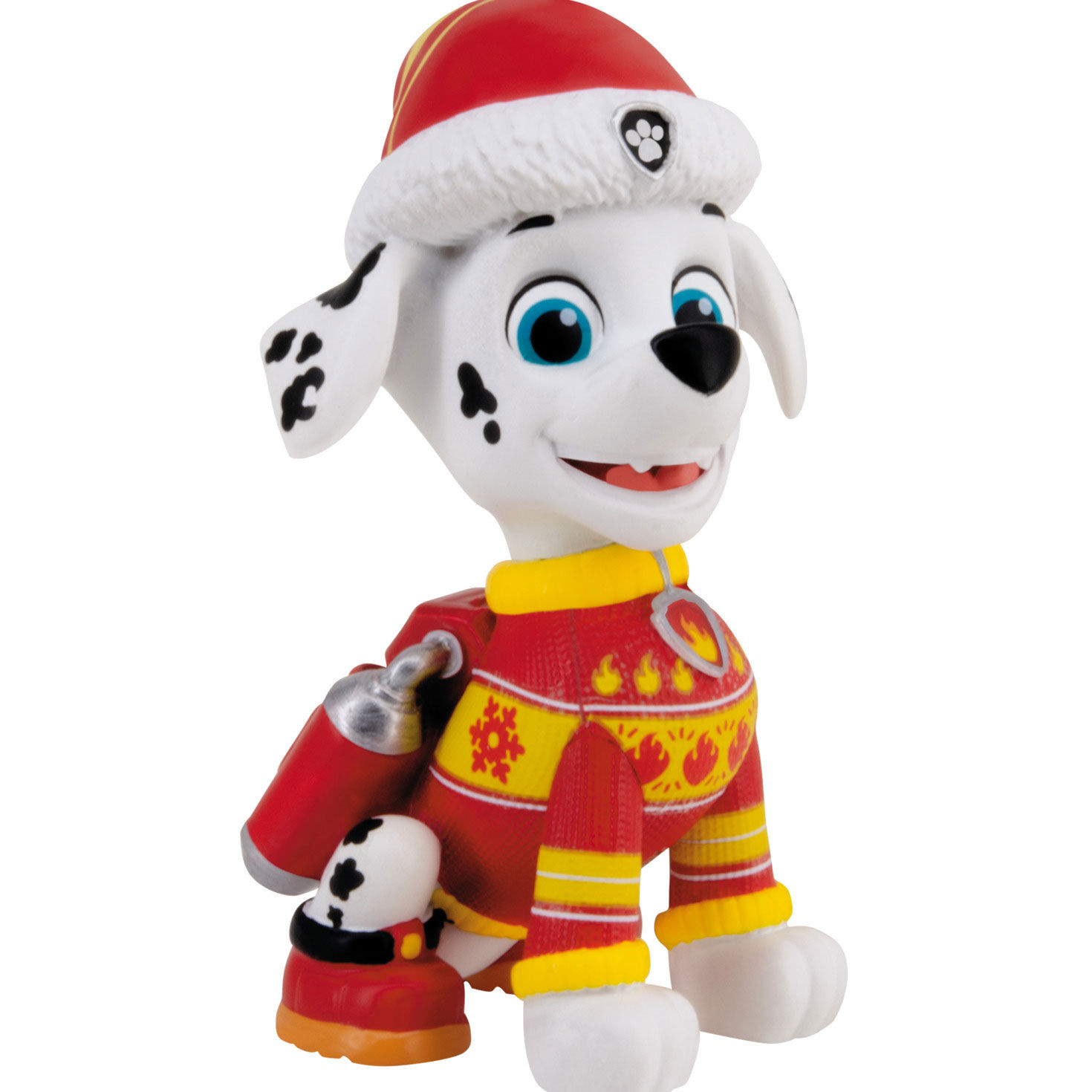 Paw Patrol Marshall Christmas Ornament closeup detail image number 5