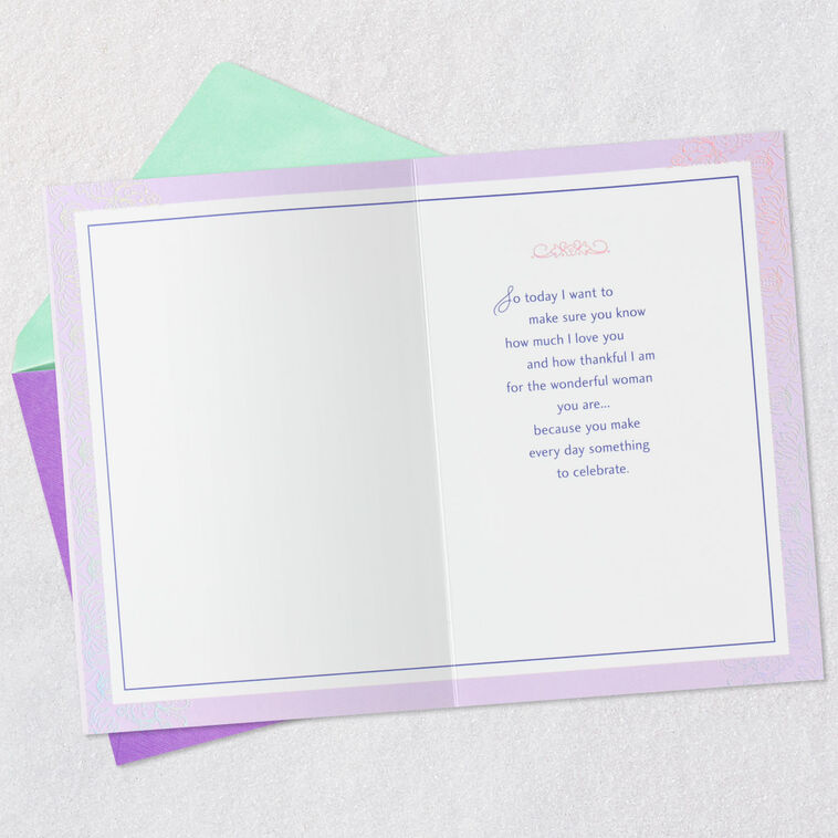 You're an Incredible Woman Birthday Card for Wife, , large image number 3