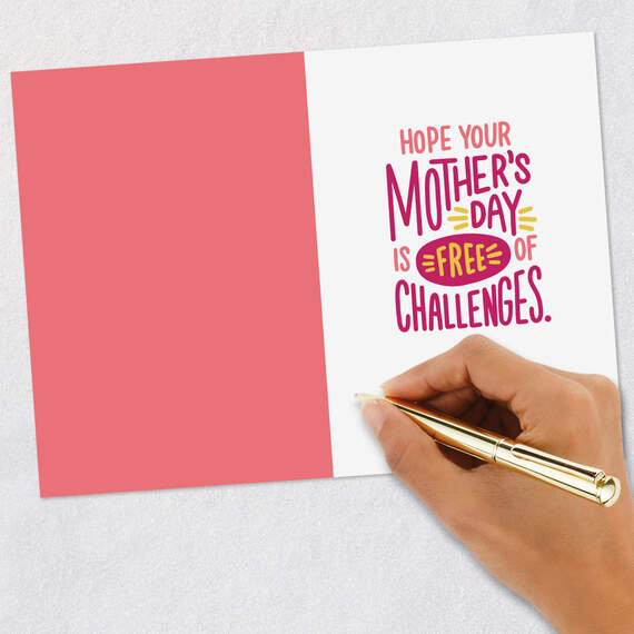 Motherhood Is Full of Challenges Funny Mother's Day Card, , large image number 6