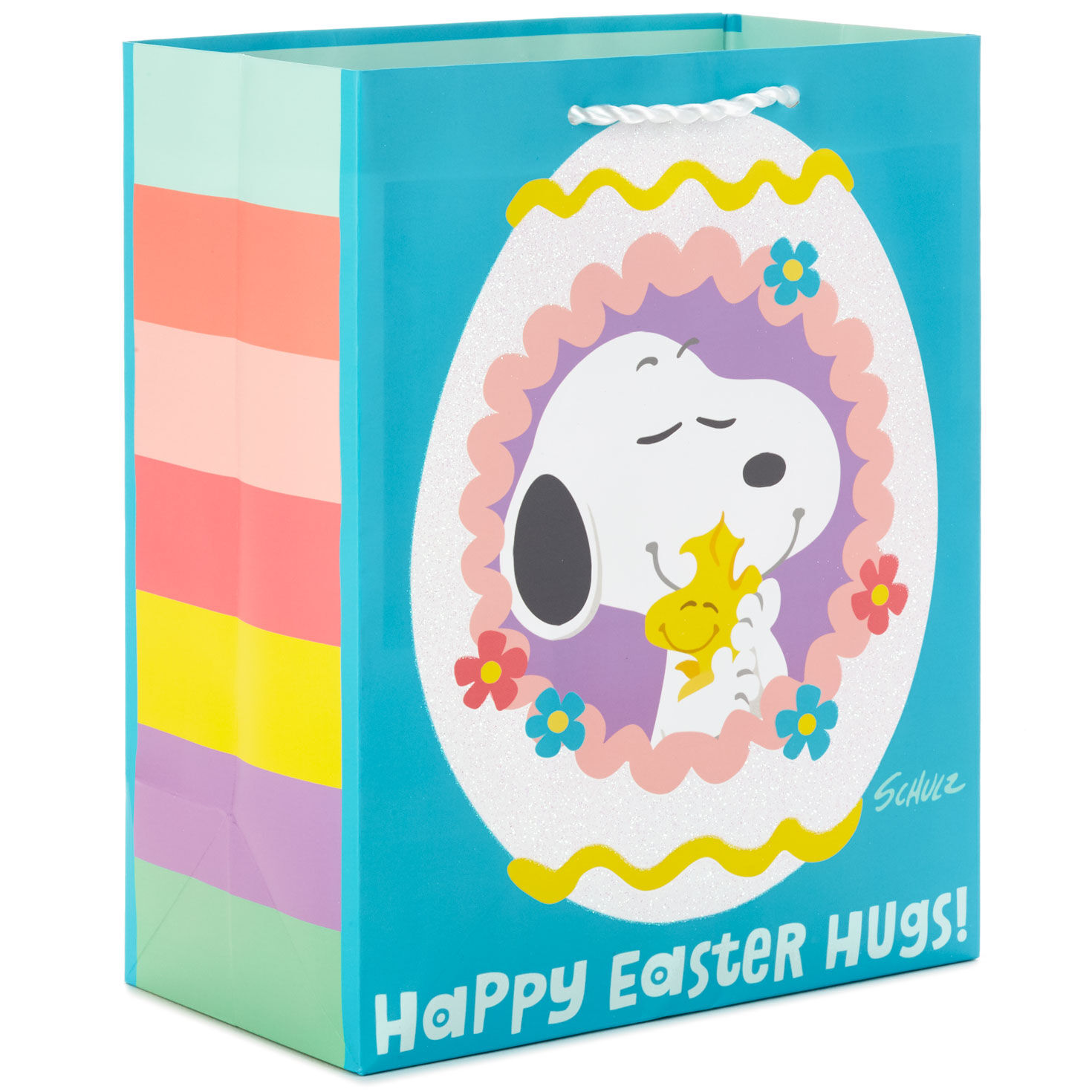 New Hallmark SNOOPY CHRISTMAS Gift Bag SMALL SIZE 4.5" X 4" X 2" SM