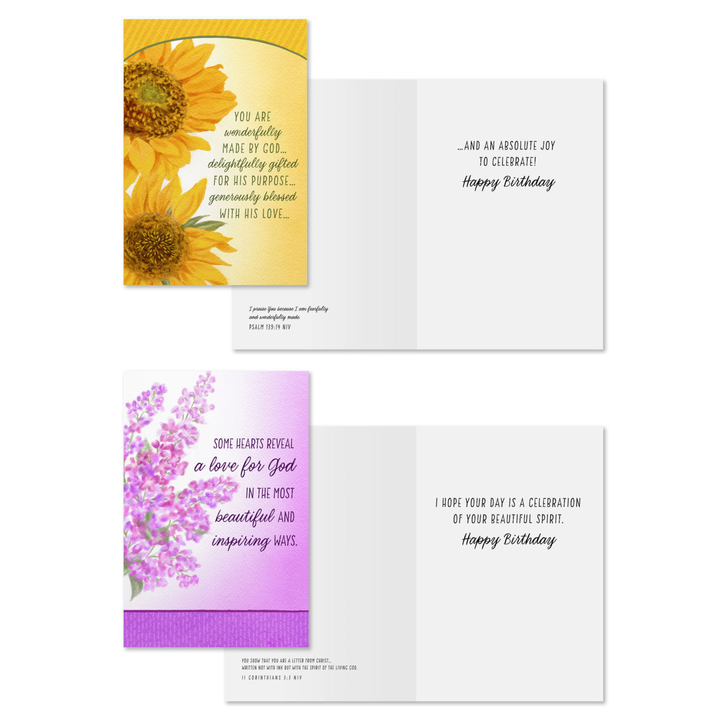 Classic Floral DaySpring Birthday Cards Assortment Card Front with Sentiment image number 4