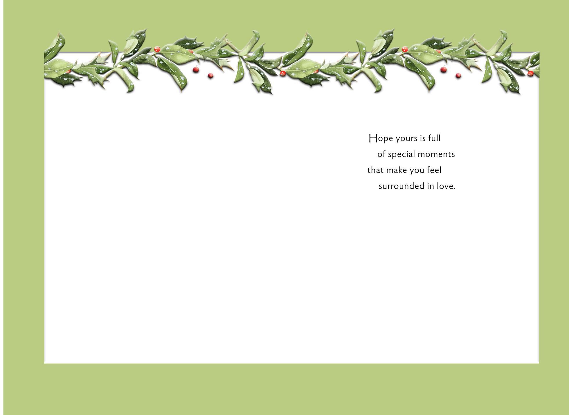 Marjolein Bastin Snowy Bunny Christmas Card