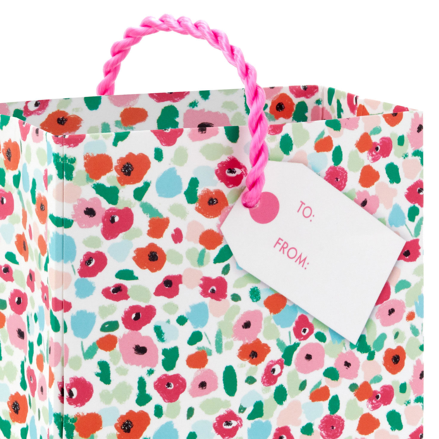 4.6" Bright Floral Gift Card Holder Mini Bag for only USD 3.49 | Hallmark