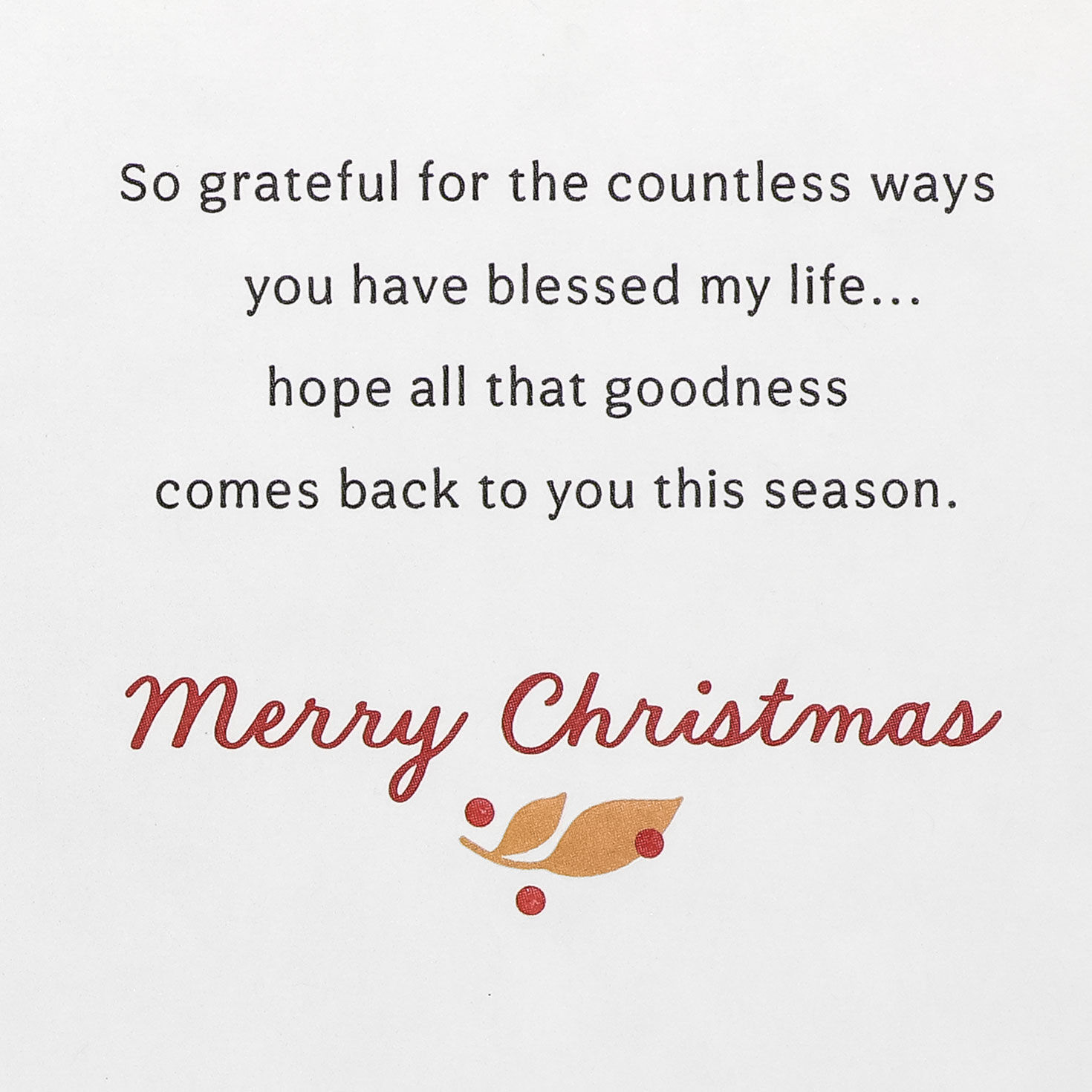 Poinsettia Christmas Card for Someone Like a Daughter Sentiment image number 2