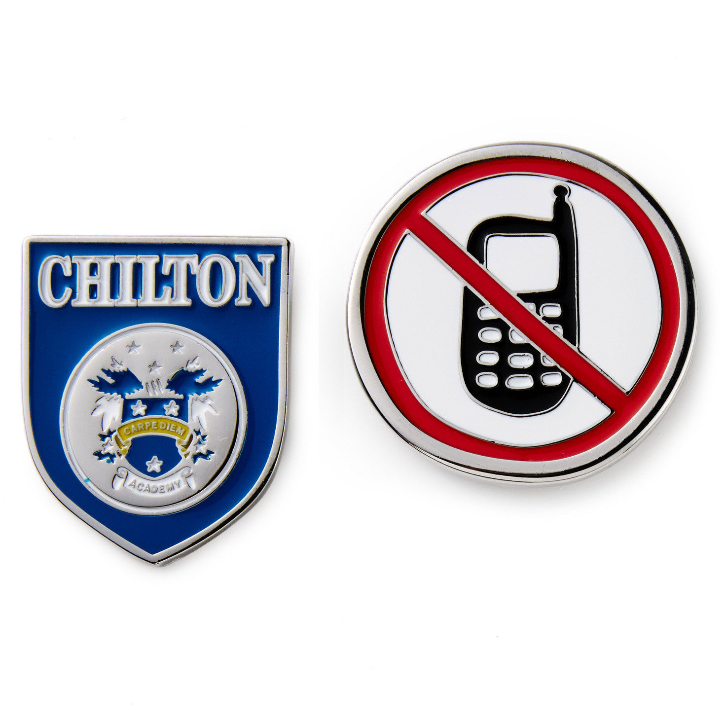 Gilmore Girls Chilton and No Cell Phone Signs Pin Set Front image number 1