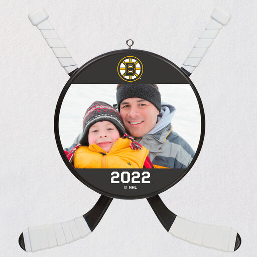 NHL Hockey Personalized Photo Ornament, Boston Bruins®, 