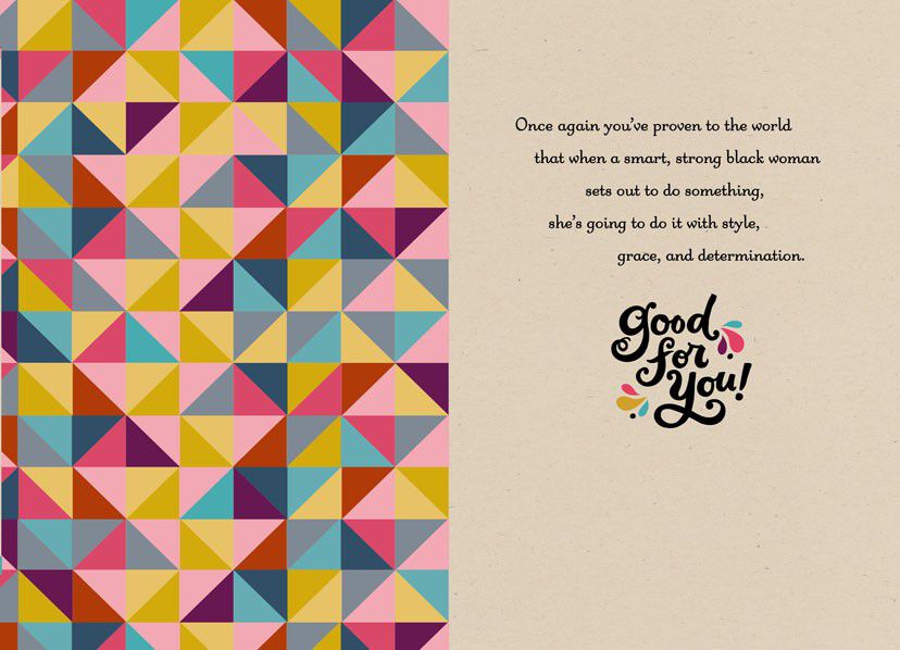 You Go Girl Congratulations Card