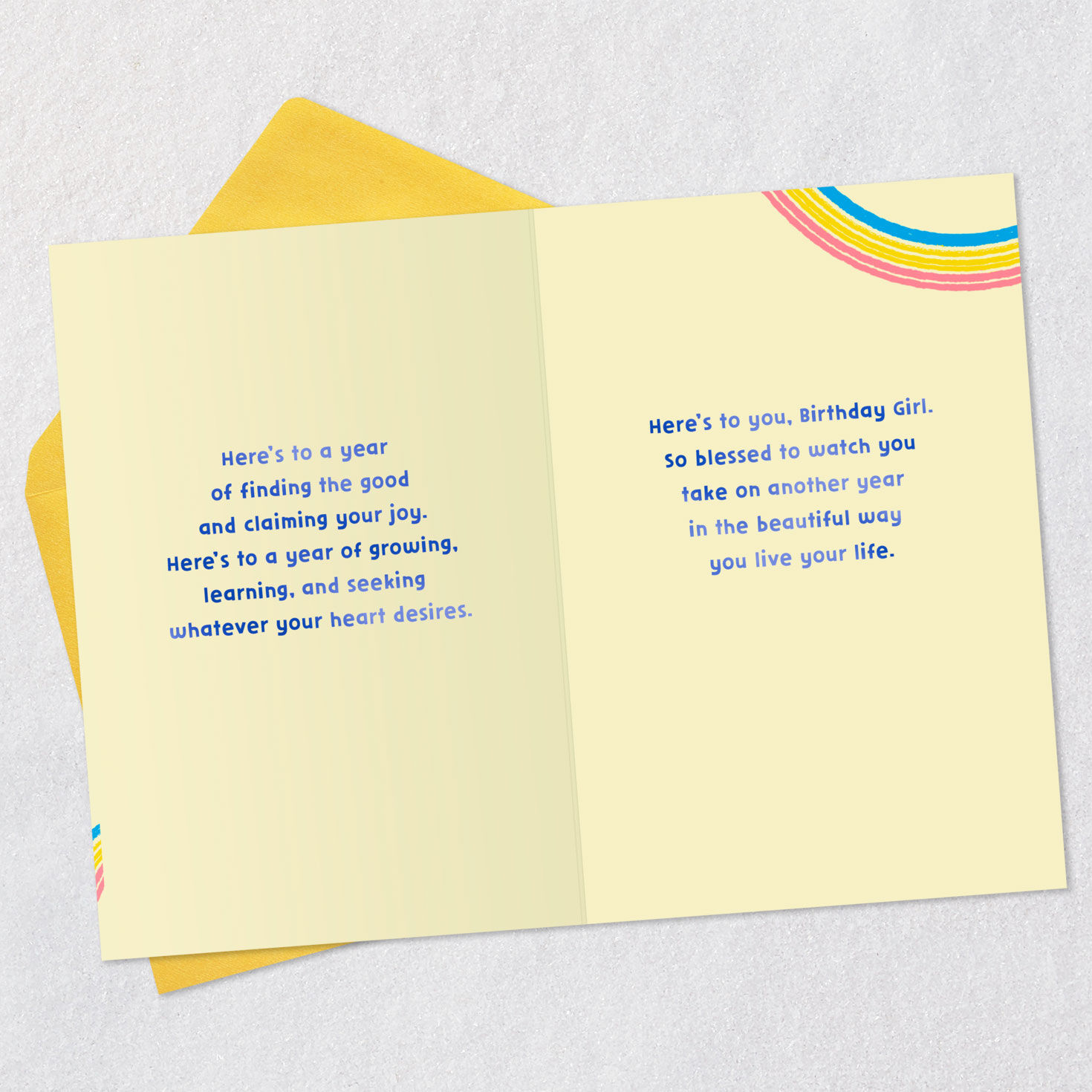 Here's to the Beautiful Way You Live Birthday Card for Granddaughter, , large image number 4