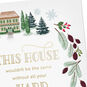 Quaint House with Greenery Christmas Card for Housekeeper Card Front Detail image number 4