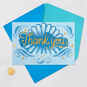 Blue and Gold 3D Pop-Up Thank-You Card, , large image number 5