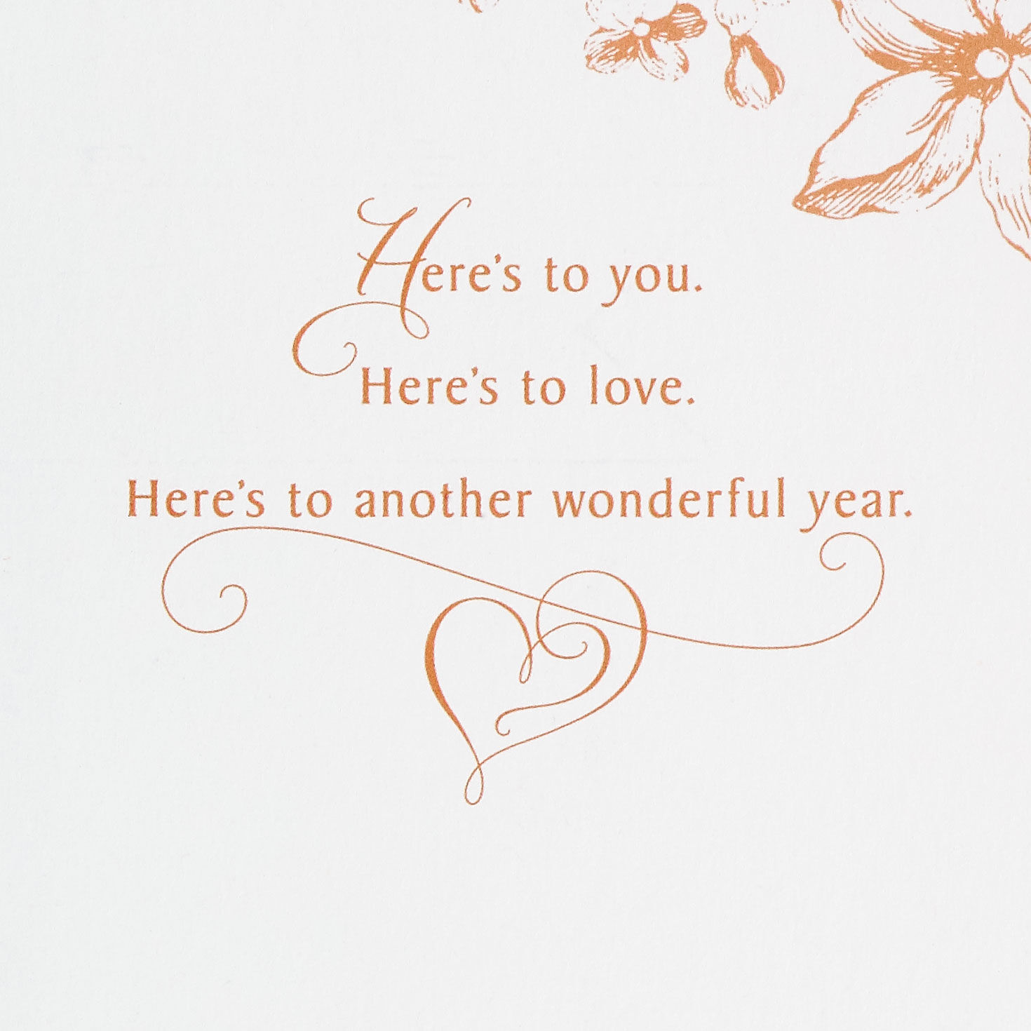 Here's to Love Anniversary Card, , large image number 2