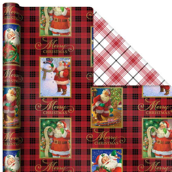 Christmas Classics 3-Pack Reversible Wrapping Paper Assortment, 120 sq. ft., , large image number 4