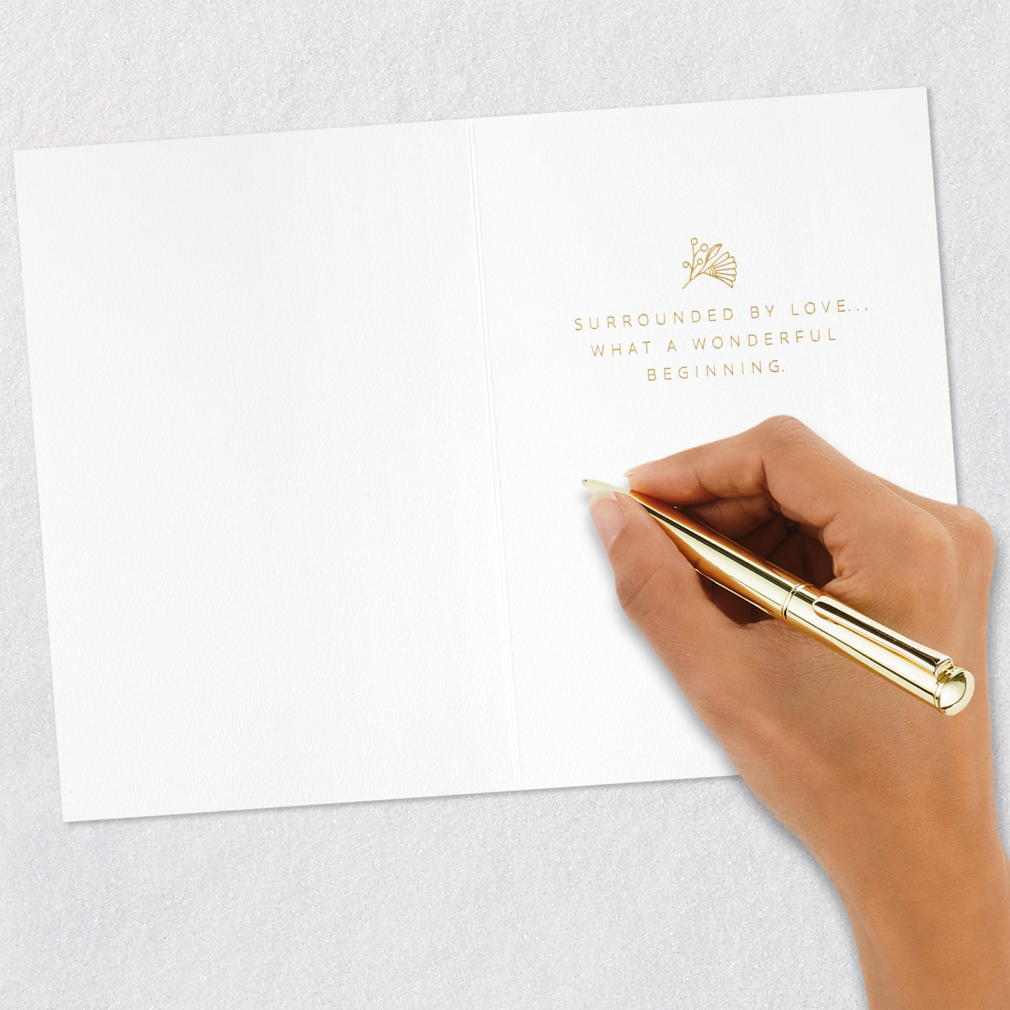 Surrounded By Love Wedding Card, , large image number 6