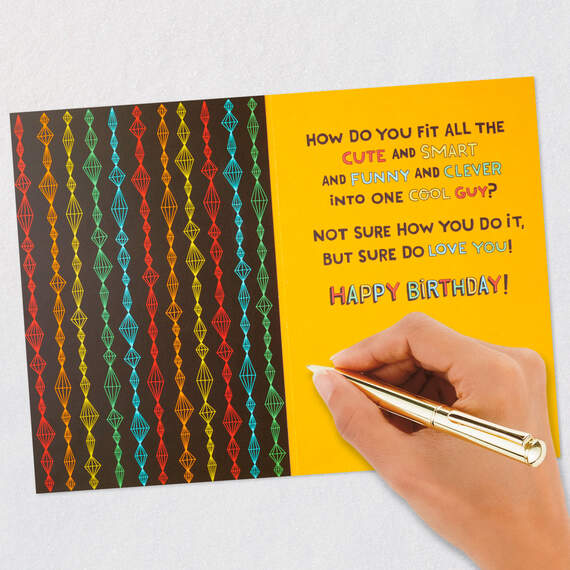 One Cool Guy Birthday Card for Grandson, , large image number 6