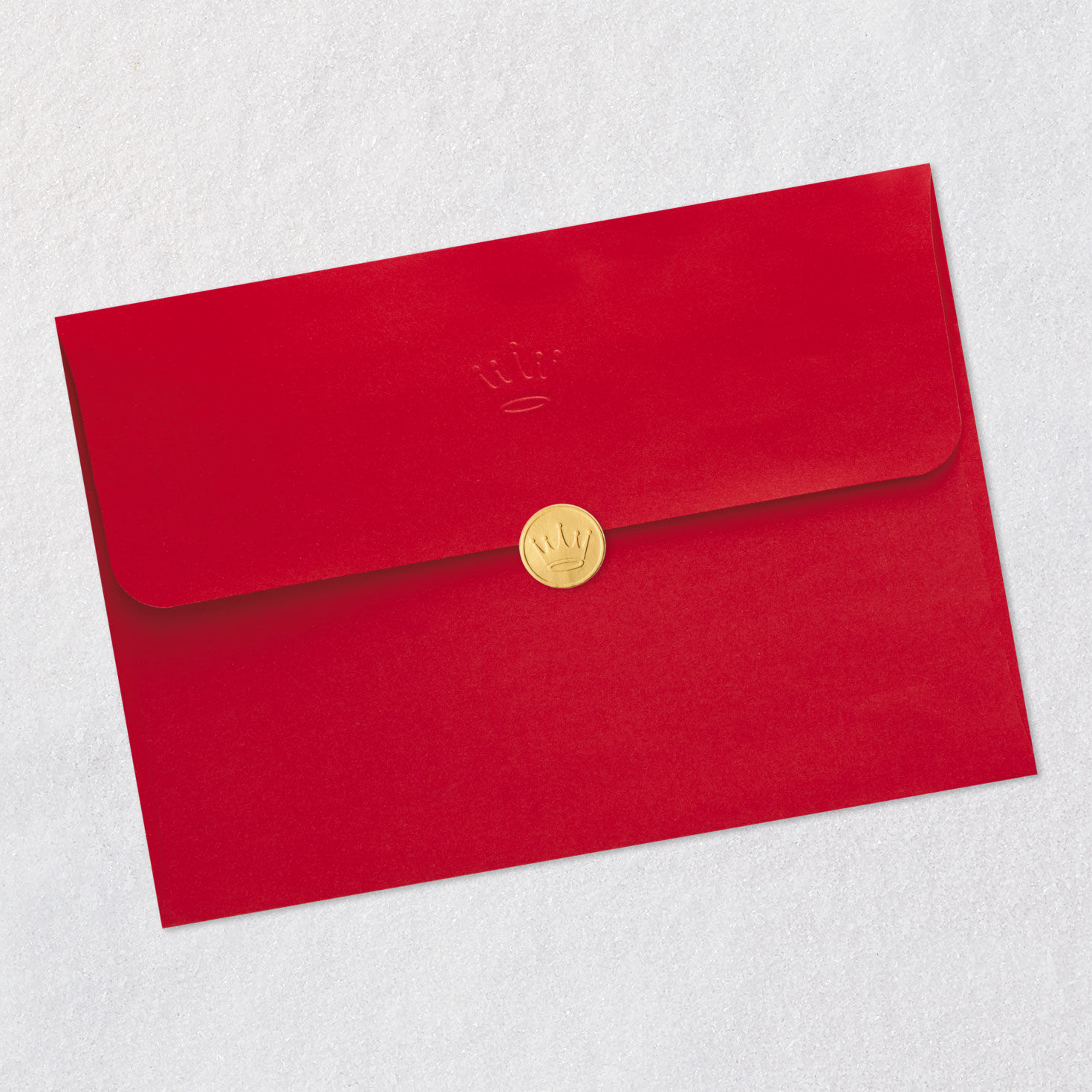 Santa Train Musical & Motion Pop-Up Christmas Card Envelope Back with Seal image number 7