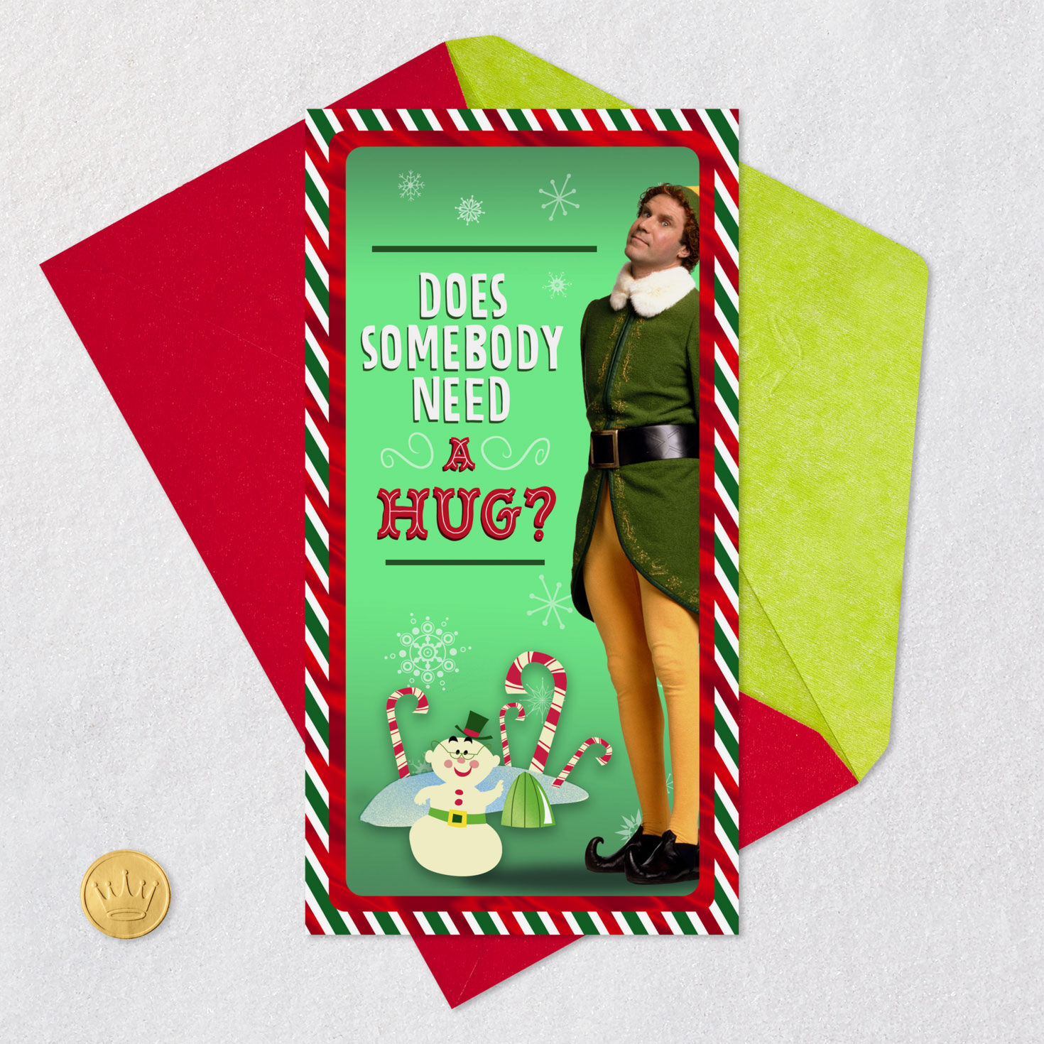 Elf Need a Gift? Funny Money Holder Christmas Card, , large image number 6