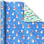 Santa and Friends 3-Pack Reversible Christmas Wrapping Paper, 120 sq. ft., , large image number 5