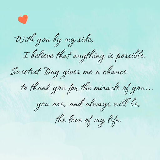 A Love Like Ours Sweetest Day Card, 