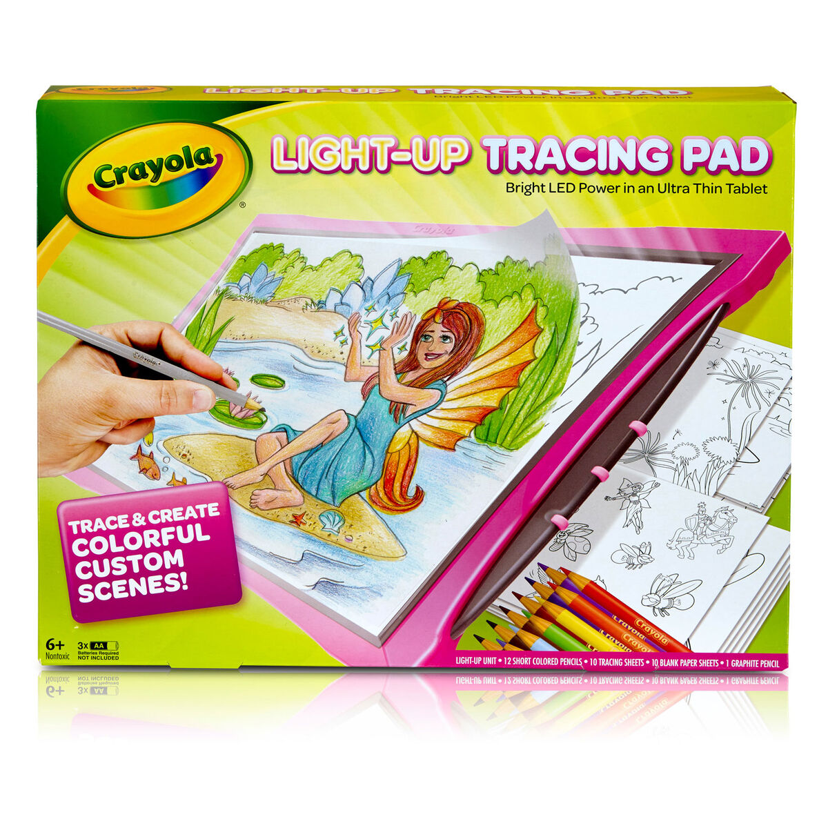 Crayola Pink Light Up Tracing Pad Arts Crafts Hallmark