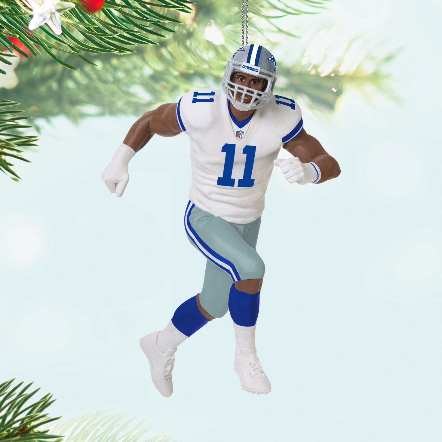 NFL Dallas Cowboys Micah Parsons Keepsake Ornament hanging on tree image number 2