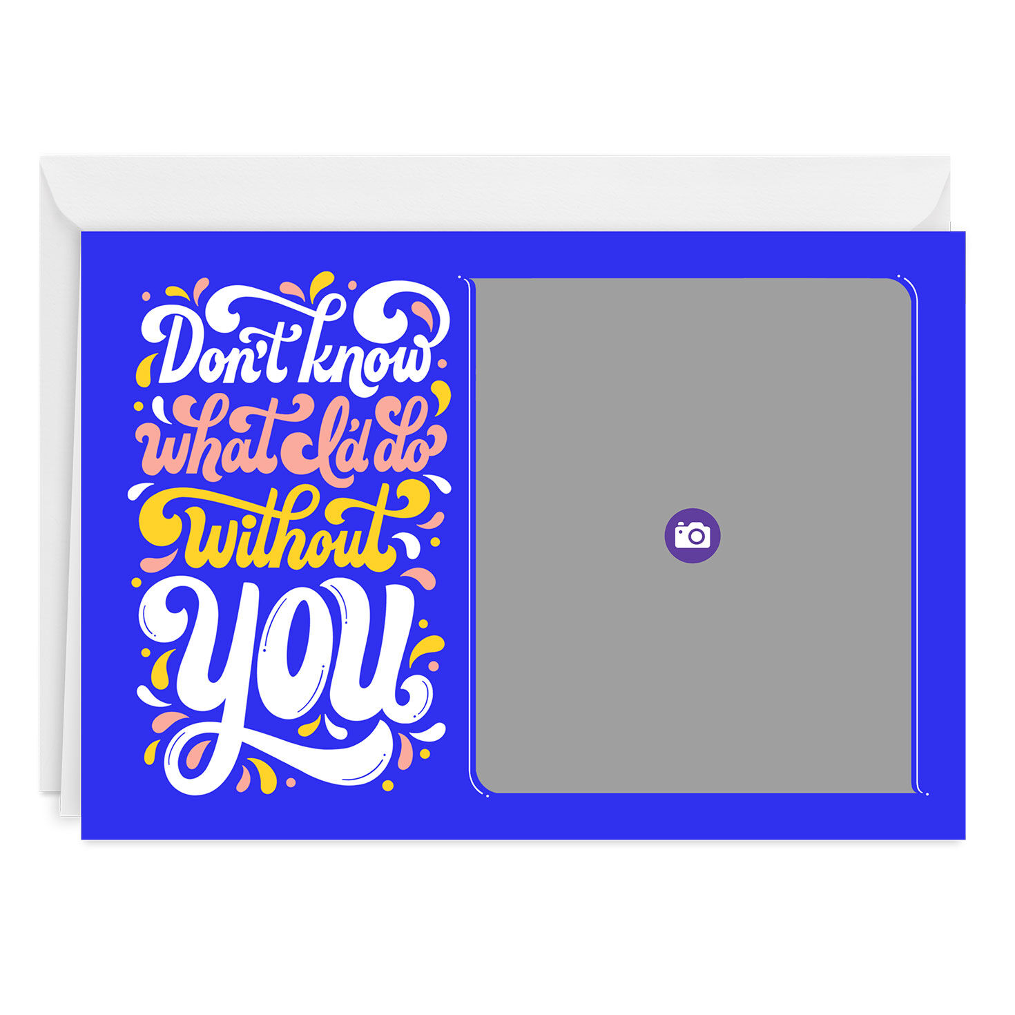 Personalized Fun Lettering Appreciation Photo Card  image number 3