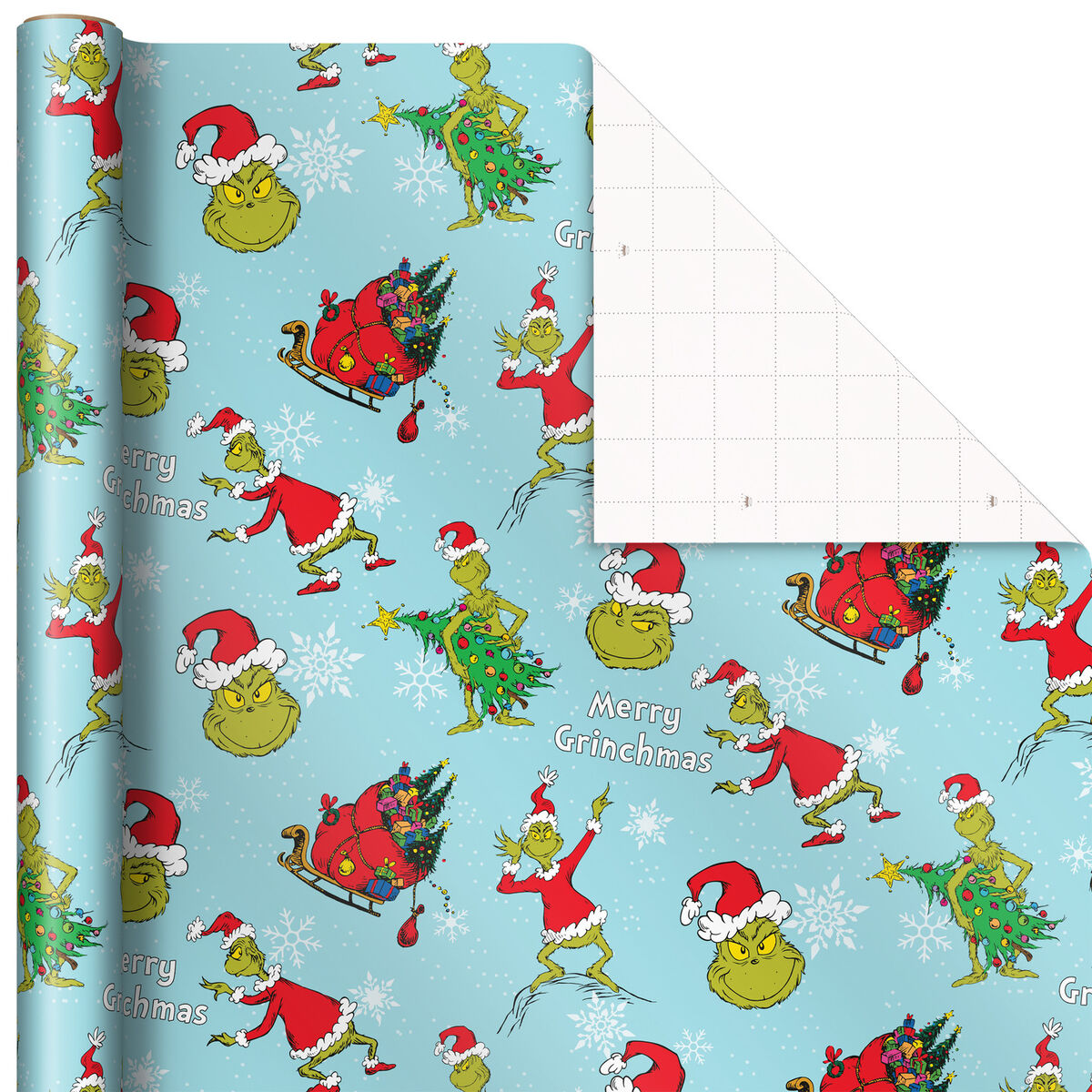 Grinch Christmas Wrapping Paper 