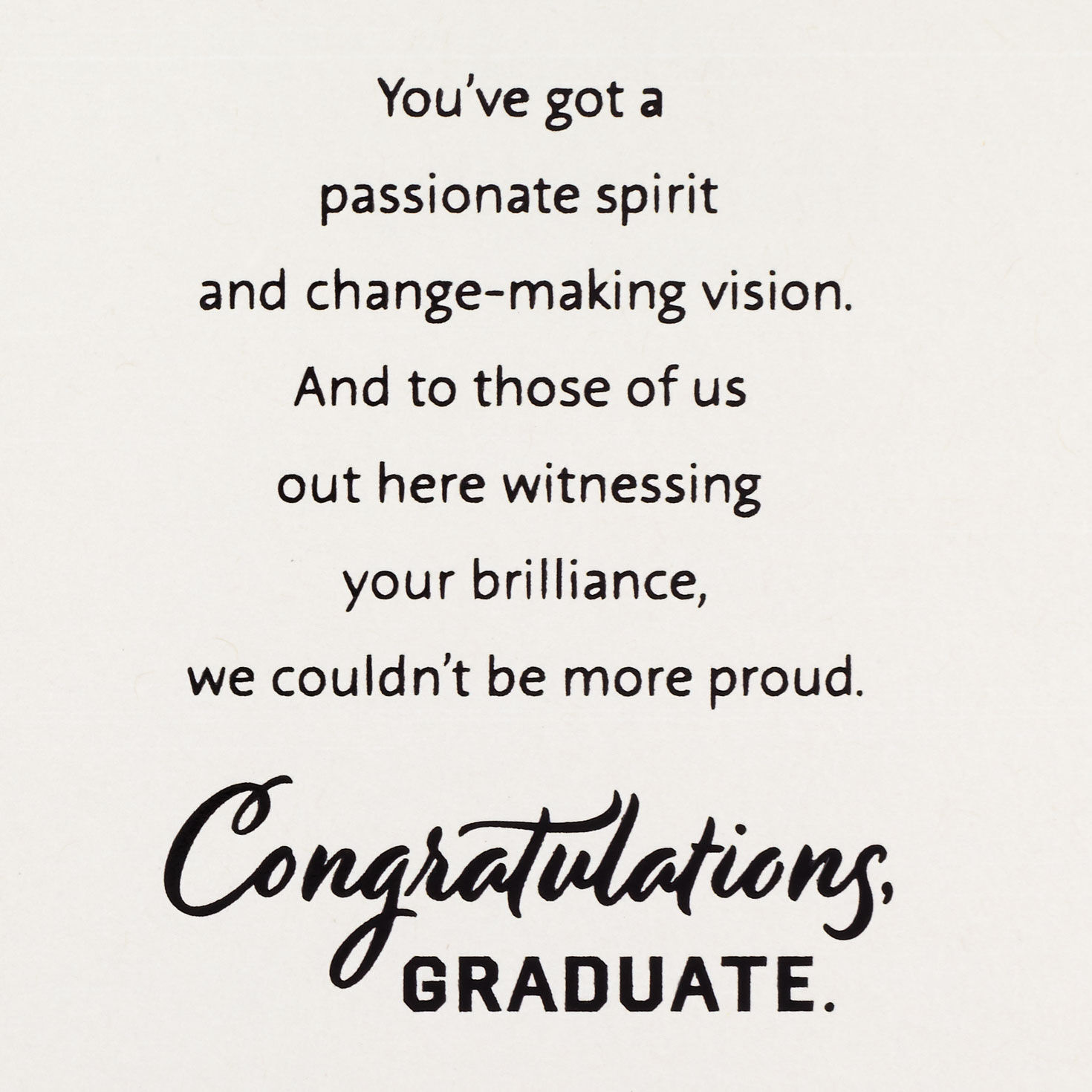 Gold Historic Black College Graduation Card Sentiment image number 2