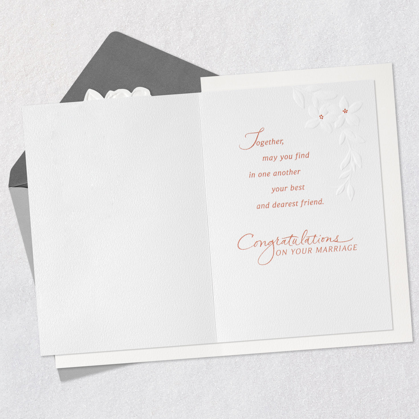 Live, Laugh, Love Wedding Card, , large image number 3