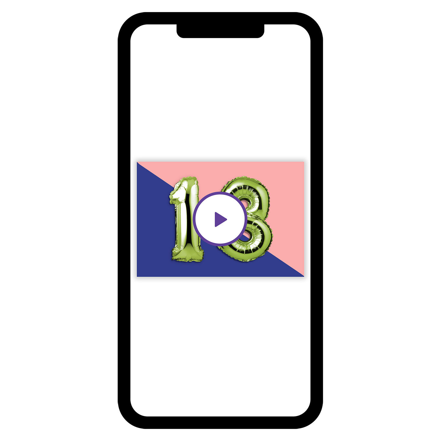 18th Balloons Birthday eCard