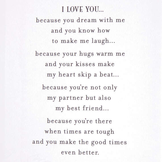 For the Woman I Love Valentine's Day Card, , large image number 2