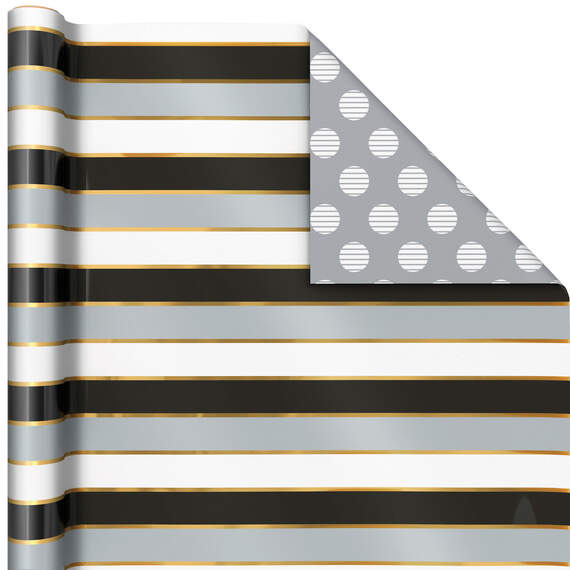Mod Patterns 3-Pack Wrapping Paper, Ribbon and Sticker Tags, , large image number 6