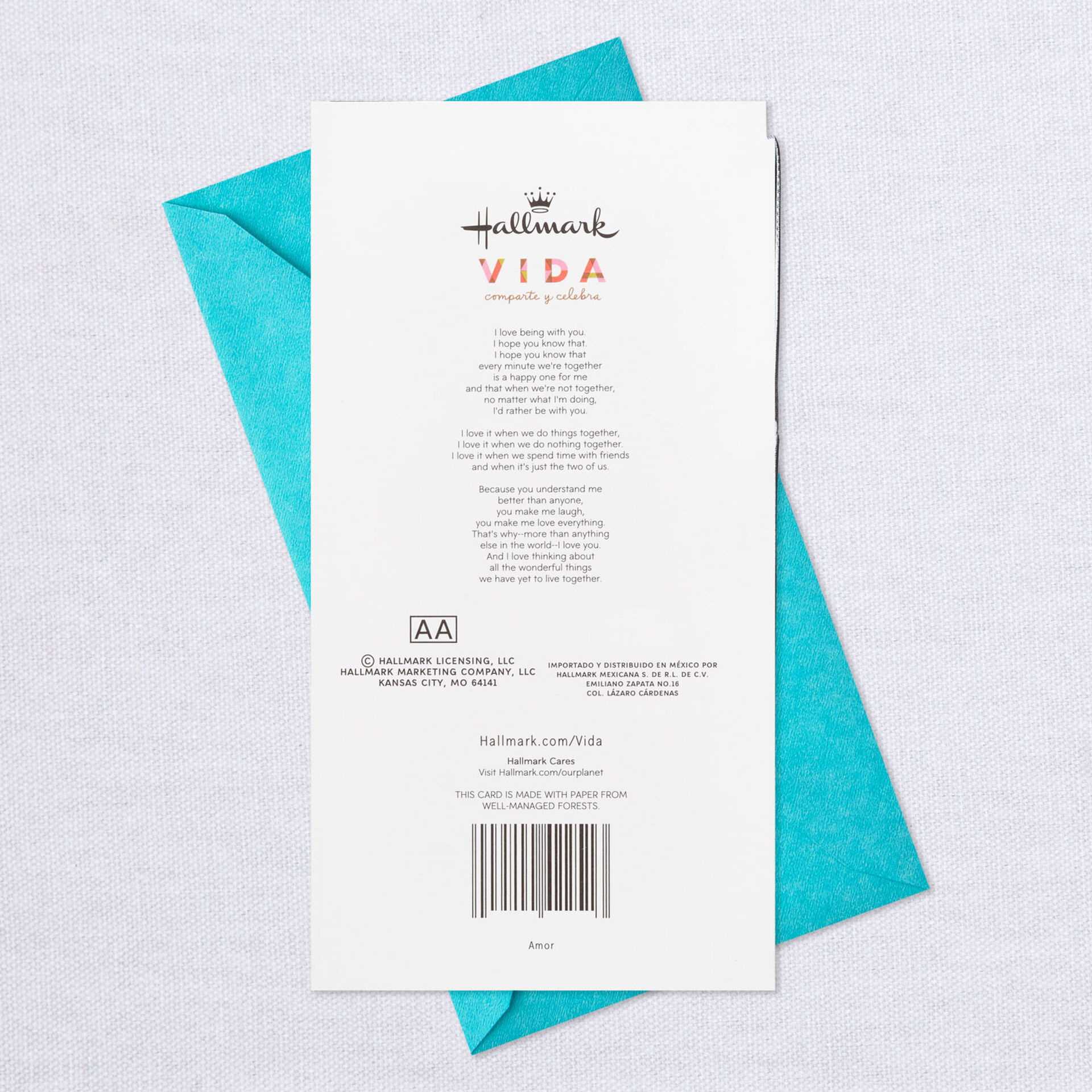 I Love Being With You Spanish Language Love Card Greeting Cards Hallmark