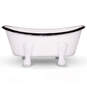 Finchberry White Metal Farmhouse Bathtub Soap Dish, , large image number 1