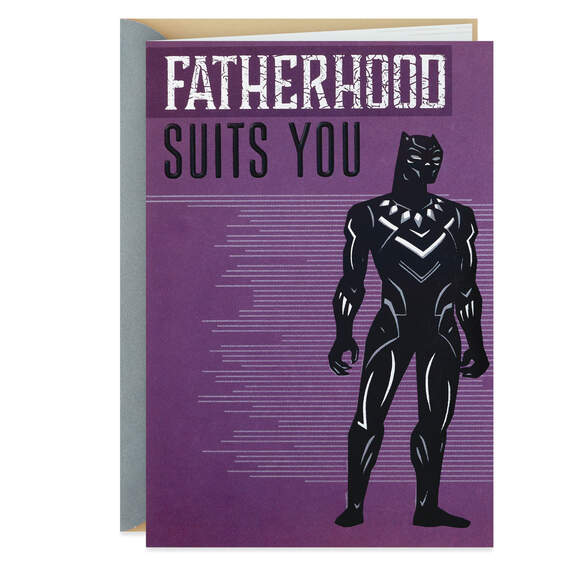 Marvel Black Panther Fierce Love Father's Day Card, , large image number 1
