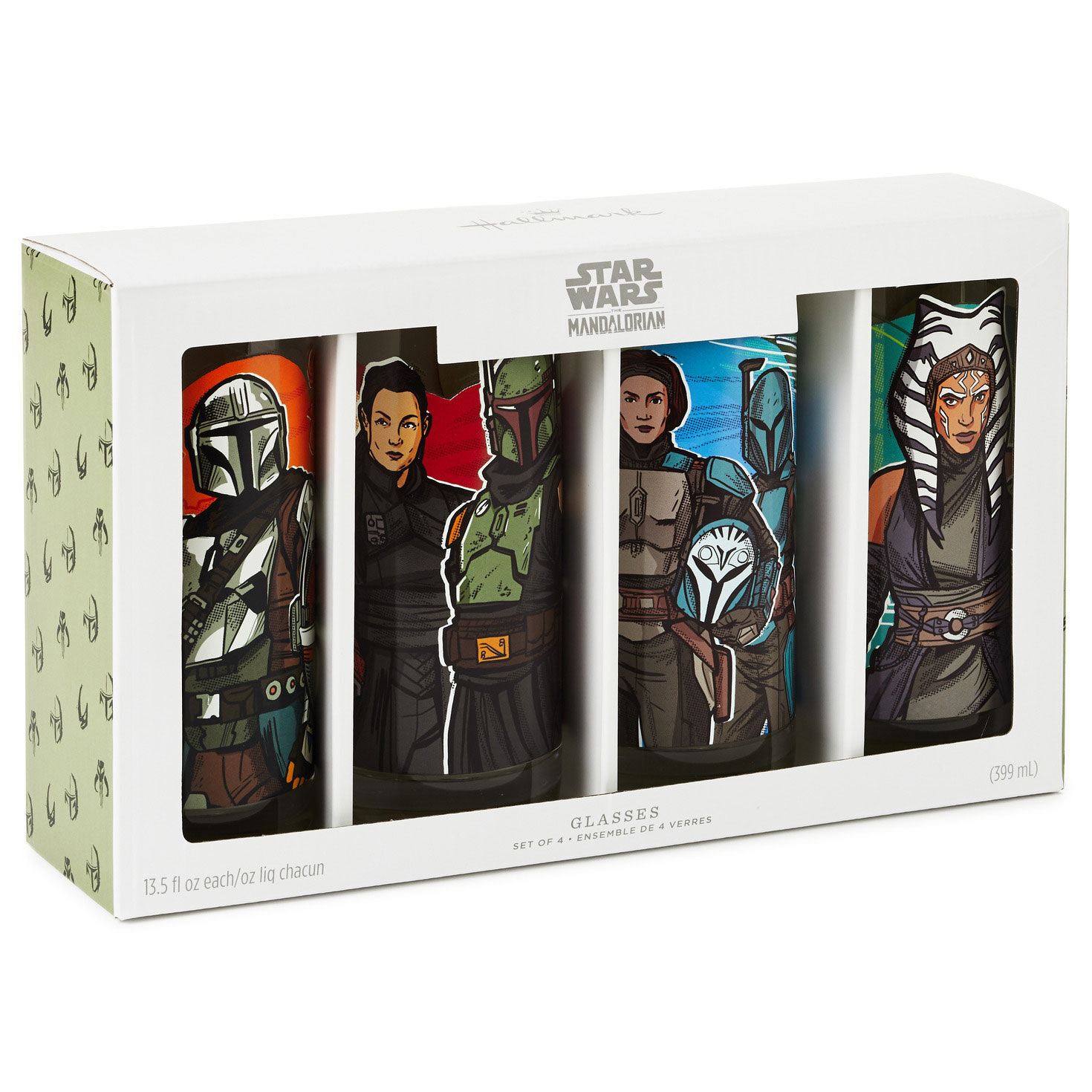Star Wars: The Mandalorian&trade; Drinking Glasses, Set of 4, , large image number 3