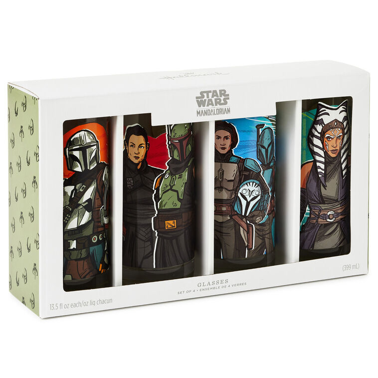 Star Wars: The Mandalorian™ Drinking Glasses, Set of 4, , large image number 3