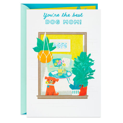 Best Dog Mom Mother's Day Card From the Dog, 