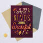 All Kinds of Grateful Because of You Thanksgiving Card, , large image number 5
